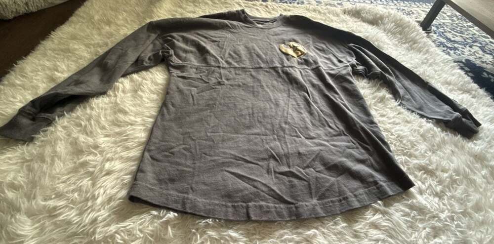 Disney Star Wars Spirit Jersey Long Sleeve Gray Top